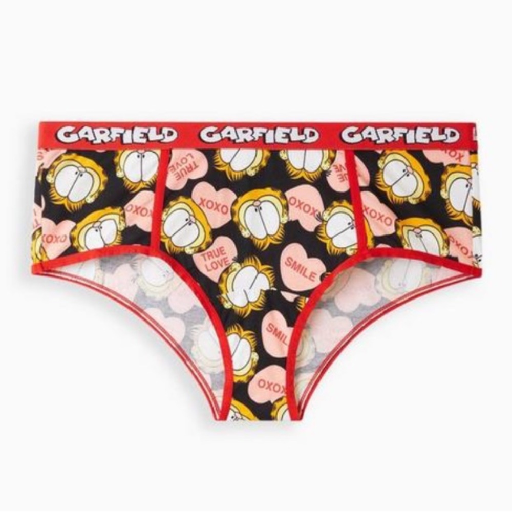 TORRID Cheeky Panty - Cotton Garfield Hearts